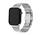 Strap-it Apple Watch Milanese Stahlarmband (Silber)