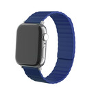 Strap-it® Strap-it Apple Watch Magnetisches Silikonarmband (Blau)