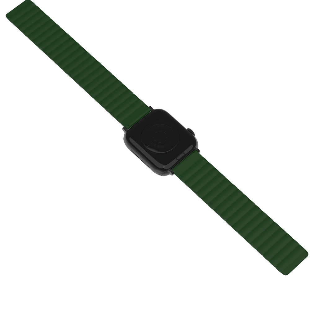 Strap-it® Strap-it Apple Watch Magnetisches Silikonarmband (Grün) Strap-it® Strap-it Apple Watch Magnetisches Silikonarmband (Grün)