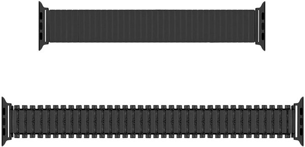 Strap-it® Strap-it Apple Watch Stahl Stretchband (Schwarz) Strap-it® Strap-it Apple Watch Stahl Stretchband (Schwarz)