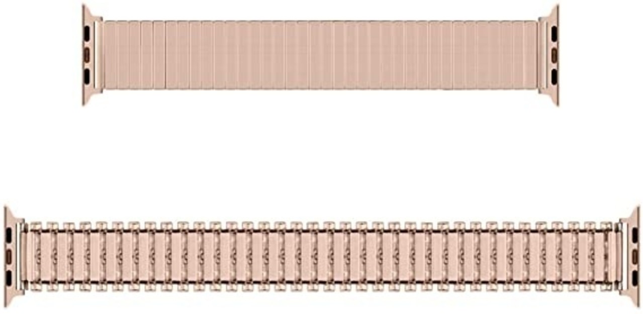 Strap-it® Strap-it Apple Watch Stahl-Stretchband (Roségold) Strap-it® Strap-it Apple Watch Stahl-Stretchband (Roségold)