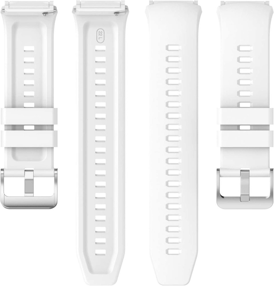 Strap-it® Strap-it Huawei Watch GT 2e Silikonband (Weiß) Strap-it® Strap-it Huawei Watch GT 2e Silikonband (Weiß)