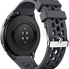 Strap-it® Strap-it Huawei Watch GT 2e Silikon Armband mit löchern (Dunkelgrau) Strap-it® Strap-it Huawei Watch GT 2e Silikon Armband mit löchern (Dunkelgrau)