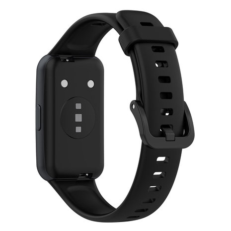 Strap-it® Strap-it Huawei Band 7 TPU-Armband (Schwarz) Strap-it® Strap-it Huawei Band 7 TPU-Armband (Schwarz)