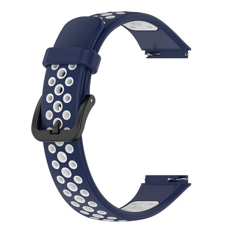 Strap-it® Strap-it Huawei Band 7 Sportarmband (Dunkelblau/Weiß) Strap-it® Strap-it Huawei Band 7 Sportarmband (Dunkelblau/Weiß)