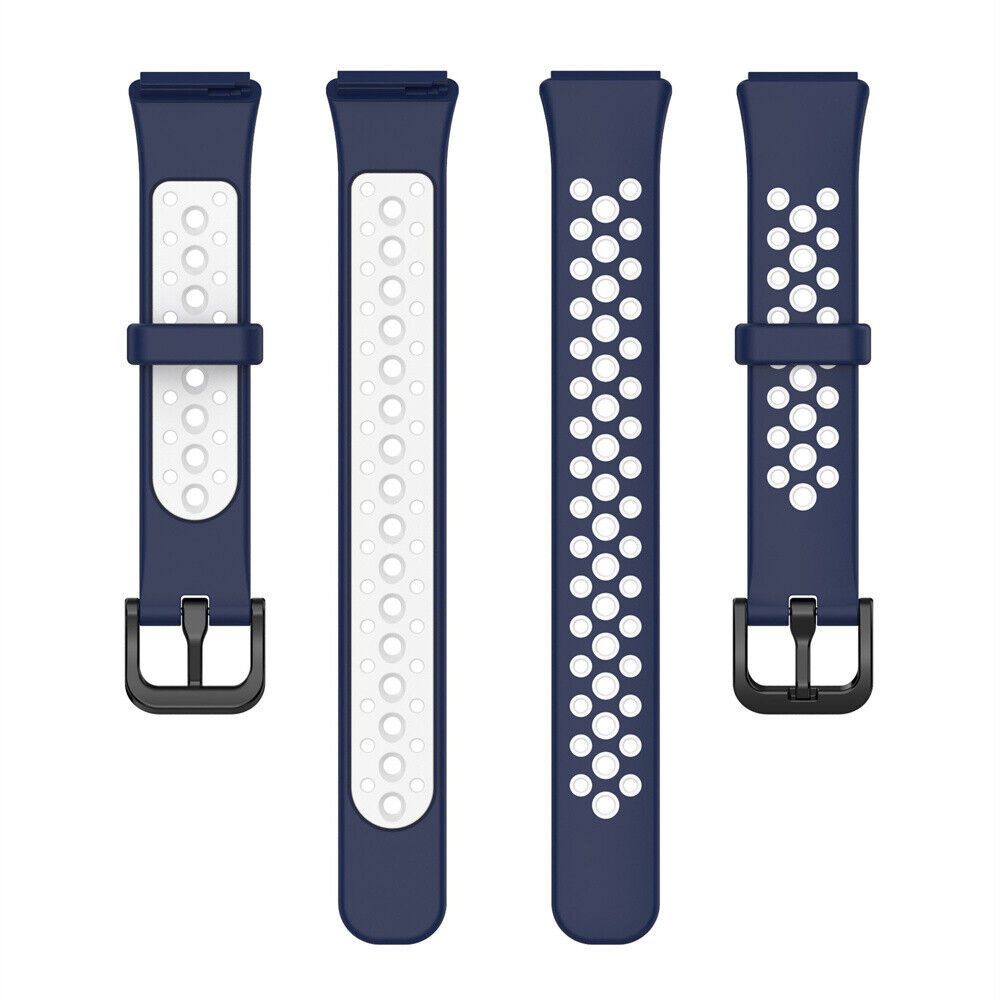 Strap-it® Strap-it Huawei Band 7 Sportarmband (Dunkelblau/Weiß) Strap-it® Strap-it Huawei Band 7 Sportarmband (Dunkelblau/Weiß)