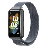 Strap-it® Huawei Band 7 Milanese-Armband (Grau)