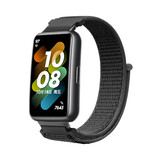 Strap-it® Huawei Band 7 Nylonarmband (Schwarz) Strap-it® Huawei Band 7 Nylonarmband (Schwarz)