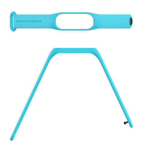 Strap-it® Strap-it Xiaomi Mi Band 7 Silikonarmband (Hellblau) Strap-it® Strap-it Xiaomi Mi Band 7 Silikonarmband (Hellblau)