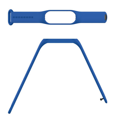 Strap-it® Strap-it Xiaomi Mi Band 7 Silikonarmband (Blau) Strap-it® Strap-it Xiaomi Mi Band 7 Silikonarmband (Blau)