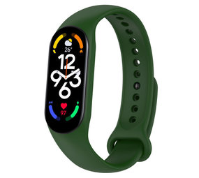 Strap-it® Xiaomi Mi Band 7 Silikonarmband (Armeegrün) Strap-it® Xiaomi Mi Band 7 Silikonarmband (Armeegrün)