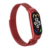 Strap-it® Strap-it Xiaomi Mi Band 7 Milanese Armband (Rot) Strap-it® Strap-it Xiaomi Mi Band 7 Milanese Armband (Rot)