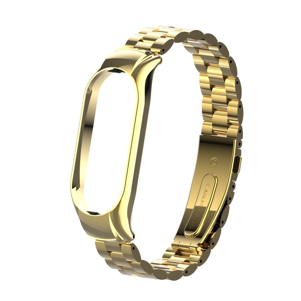 Strap-it® Strap-it Xiaomi Mi Band 7 Stahlarmband (Gold) Strap-it® Strap-it Xiaomi Mi Band 7 Stahlarmband (Gold)
