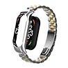 Strap-it® Strap-it Xiaomi Mi Band 7 Stahlarmband (Silber/Gold) Strap-it® Strap-it Xiaomi Mi Band 7 Stahlarmband (Silber/Gold)