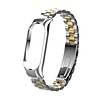 Strap-it® Strap-it Xiaomi Mi Band 7 Stahlarmband (Silber/Gold) Strap-it® Strap-it Xiaomi Mi Band 7 Stahlarmband (Silber/Gold)