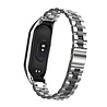 Strap-it® Strap-it Xiaomi Mi Band 7 Stahlarmband (Silber/Schwarz) Strap-it® Strap-it Xiaomi Mi Band 7 Stahlarmband (Silber/Schwarz)