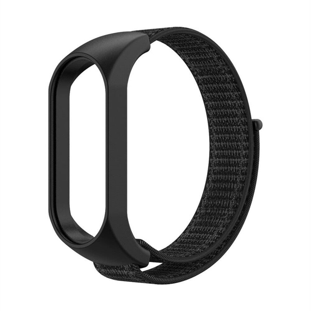 Strap-it® Strap-it Xiaomi Mi Band 7 Nylonarmband (Schwarz) Strap-it® Strap-it Xiaomi Mi Band 7 Nylonarmband (Schwarz)