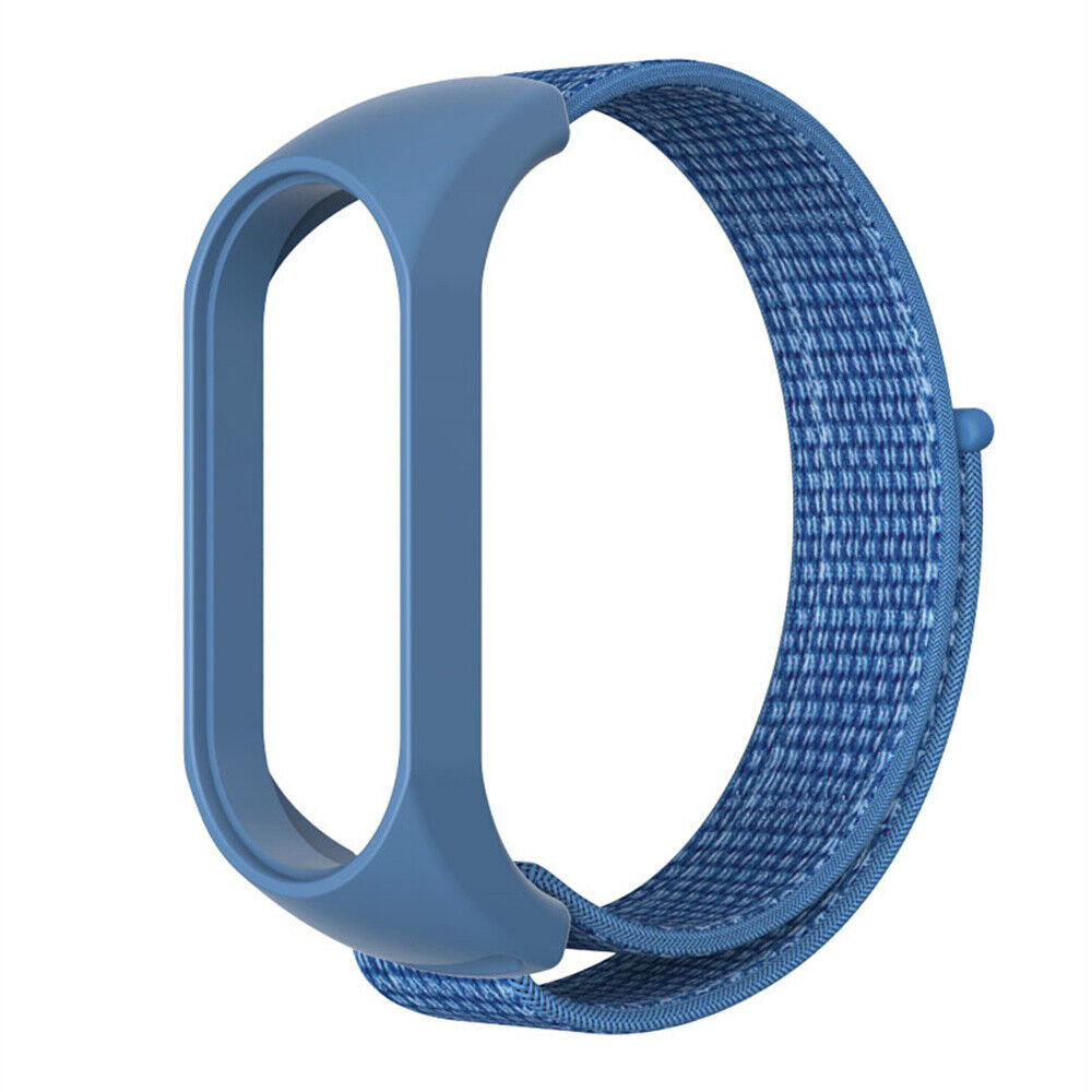 Strap-it® Strap-it Xiaomi Mi Band 7 Nylonarmband (Blau)