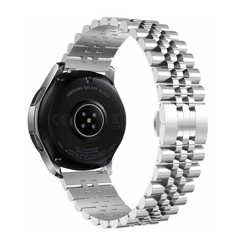 Strap-it® Strap-it Xiaomi Amazfit GTR Jubilee Stahlband (Silber)