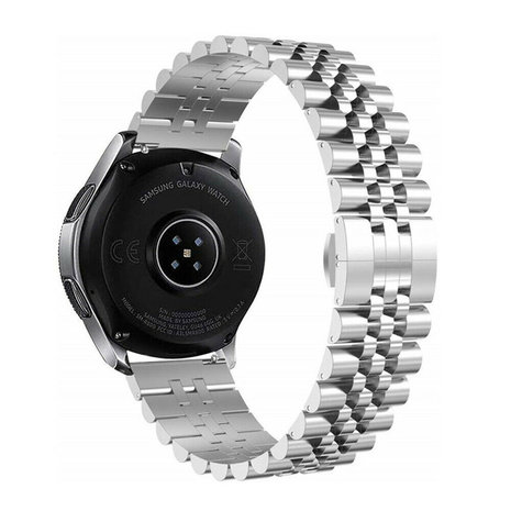 Strap-it® Strap-it Xiaomi Amazfit GTR Jubilee Stahlband (Silber)