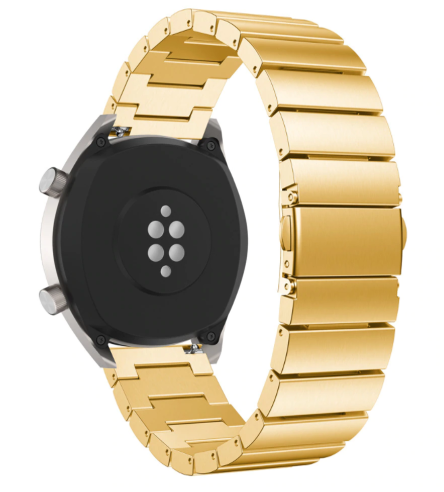 Strap-it® Strap-it Xiaomi Amazfit GTR Metallarmband (Gold)