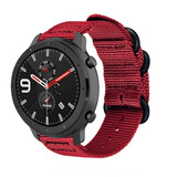 Strap-it® Xiaomi Amazfit GTR Nylon Schnallenarmband (Rot) Strap-it® Xiaomi Amazfit GTR Nylon Schnallenarmband (Rot)