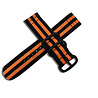 Strap-it® Strap-it Xiaomi Amazfit GTR Nylon Schnallenarmband (Schwarz/Orange) Strap-it® Strap-it Xiaomi Amazfit GTR Nylon Schnallenarmband (Schwarz/Orange)