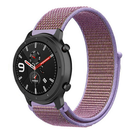 Strap-it® Strap-it Xiaomi Amazfit GTR Nylonarmband (Flieder)