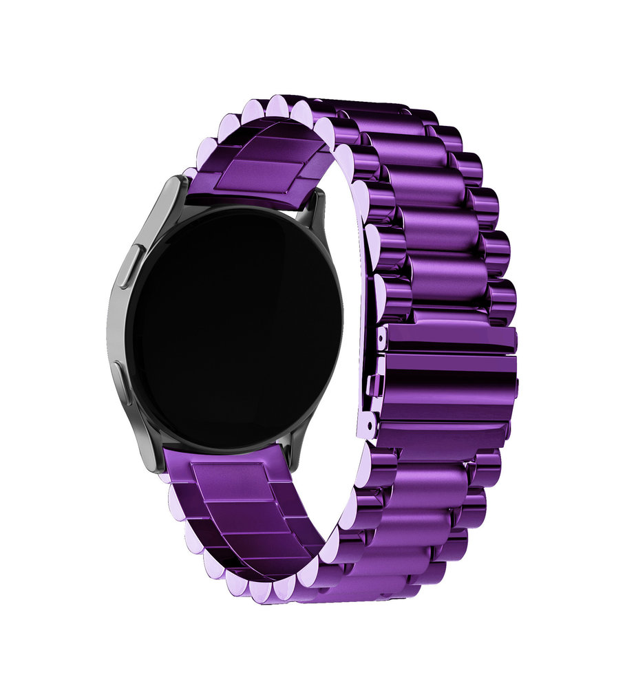 Strap-it® Strap-it Huawei Watch GT 2 Stahlarmband (Lila)