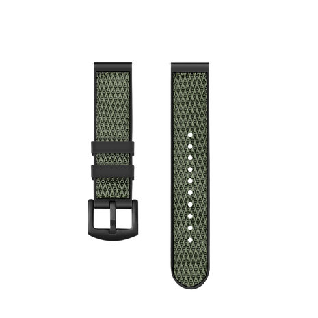 Strap-it® Strap-it Samsung Galaxy Watch 4 - 44mm Nylon-Hybridarmband (Grün) Strap-it® Strap-it Samsung Galaxy Watch 4 - 44mm Nylon-Hybridarmband (Grün)