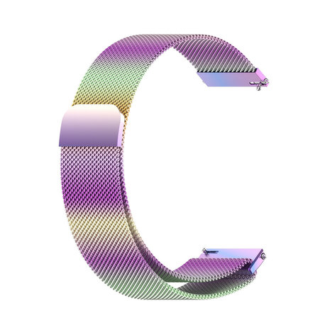 Strap-it® Strap-It Samsung Galaxy Watch 5 - 40mm Milanese Armband (Regenbogen) Strap-it® Strap-It Samsung Galaxy Watch 5 - 40mm Milanese Armband (Regenbogen)