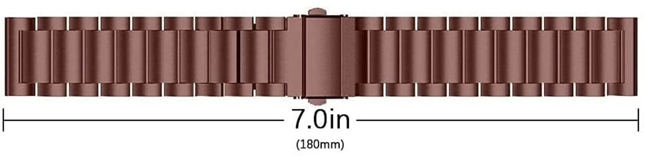 Strap-it® Strap-it Samsung Galaxy Watch 5 - 40mm Stahlarmband (Bronzebraun) Strap-it® Strap-it Samsung Galaxy Watch 5 - 40mm Stahlarmband (Bronzebraun)