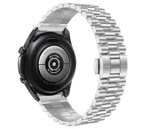 Strap-it® Samsung Galaxy Watch 5 - 40mm Presidential -Stahlarmband (Silber) Strap-it® Samsung Galaxy Watch 5 - 40mm Presidential -Stahlarmband (Silber)