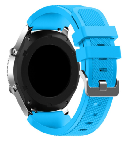 Strap-it® Strap-it Samsung Galaxy Watch 5 - 44mm Silikonarmband (Hellblau)