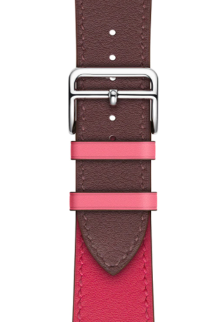 Strap-it® Strap-it Samsung Galaxy Watch 5 - 44mm Lederarmband (Rosa/Rotbraun) Strap-it® Strap-it Samsung Galaxy Watch 5 - 44mm Lederarmband (Rosa/Rotbraun)