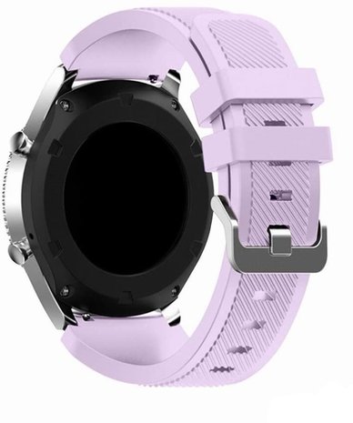 Strap-it® Strap-it Samsung Galaxy Watch 5 - 44mm Silikonarmband (Lila)