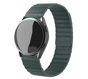 Strap-it® Samsung Galaxy Watch 5 - 44mm Lederschlaufenband (Piniengrün) Strap-it® Samsung Galaxy Watch 5 - 44mm Lederschlaufenband (Piniengrün)