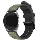 Strap-it® Strap-it Samsung Galaxy Watch 5 - 44mm Nylon-Hybridarmband (Grün)