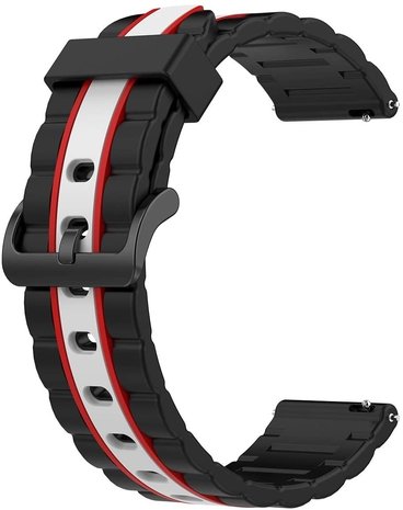 Strap-it® Strap-it Samsung Galaxy Watch 5 - 44mm Special Edition Band (Schwarz/Weiß)