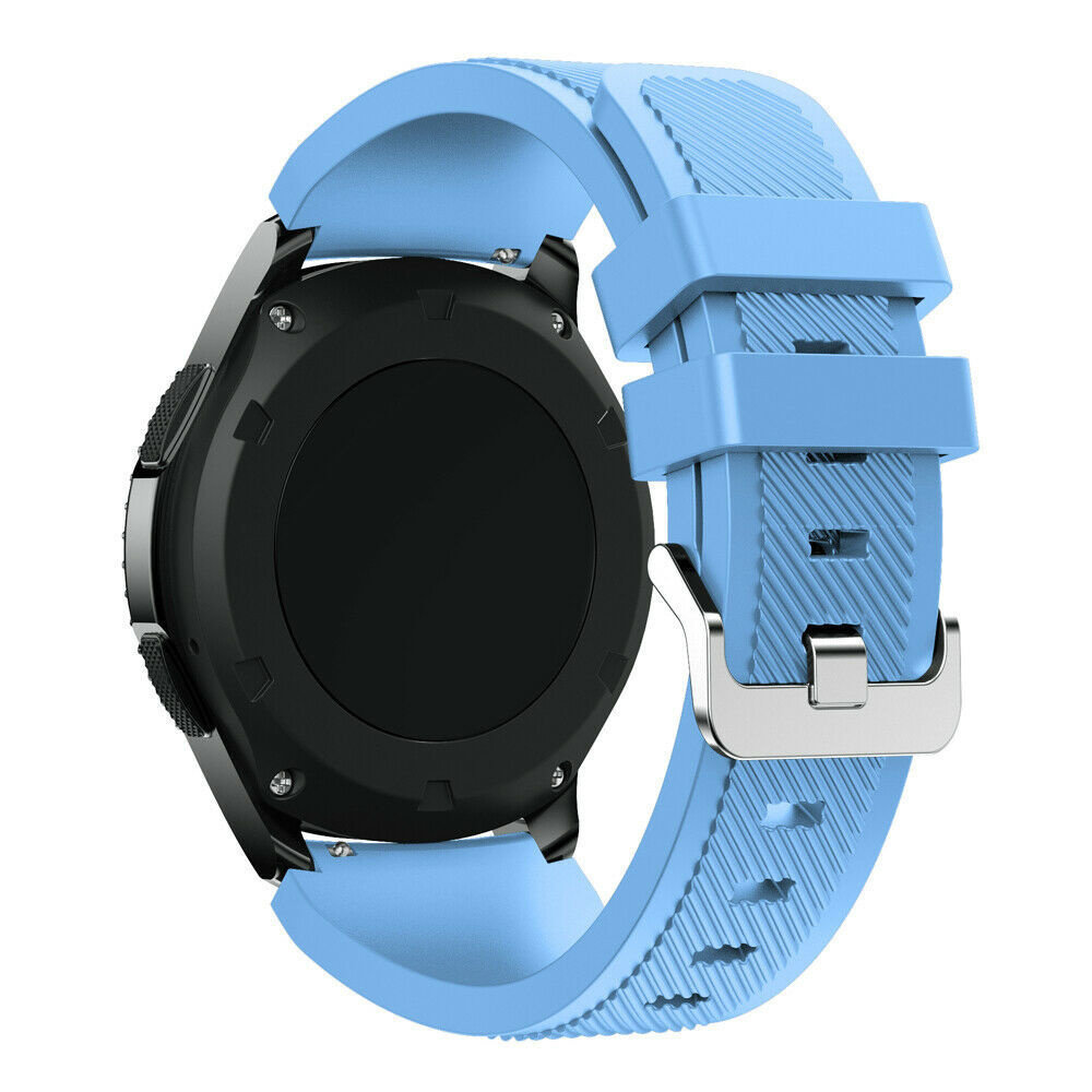 Strap-it® Strap-it Samsung Galaxy Watch 5 - 44mm Silikonarmband (Sandblau)