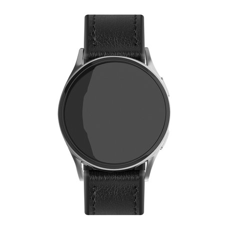 Strap-it® Strap-it Samsung Galaxy Watch 5 Pro Leder-Hybridarmband (Schwarz) Strap-it® Strap-it Samsung Galaxy Watch 5 Pro Leder-Hybridarmband (Schwarz)