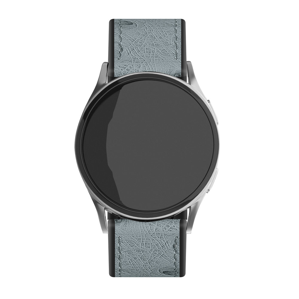Strap-it® Strap-it Samsung Galaxy Watch 5 Pro Leder-Hybridarmband (Grau) Strap-it® Strap-it Samsung Galaxy Watch 5 Pro Leder-Hybridarmband (Grau)