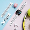 Strap-it® Strap-it Fitbit Versa 4 Silikonarmband mit Löchern (Weiß) Strap-it® Strap-it Fitbit Versa 4 Silikonarmband mit Löchern (Weiß)