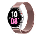 Strap-it® Strap-It Samsung Galaxy Watch 5 - 44mm Milanese Armband (Rosa)