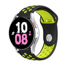 Strap-it® Strap-it Samsung Galaxy Watch 5 - 44mm Sportarmband (Schwarz/Gelb)