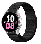 Strap-it® Strap-it Samsung Galaxy Watch 5 - 44mm Nylonarmband (Schwarz)