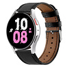 Strap-it® Strap-it Samsung Galaxy Watch 5 - 44mm Lederarmband (glattes Schwarz) Strap-it® Strap-it Samsung Galaxy Watch 5 - 44mm Lederarmband (glattes Schwarz)