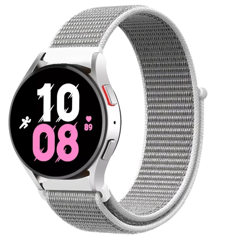 Strap-it® Strap-it Samsung Galaxy Watch 5 - 44mm Nylonarmband (Muschel) Strap-it® Strap-it Samsung Galaxy Watch 5 - 44mm Nylonarmband (Muschel)