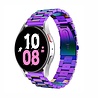 Strap-it® Strap-it Samsung Galaxy Watch 5 - 44mm Stahlarmband (Regenbogen) Strap-it® Strap-it Samsung Galaxy Watch 5 - 44mm Stahlarmband (Regenbogen)