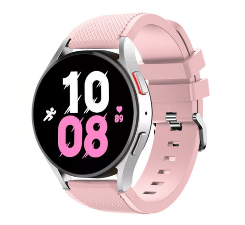 Strap-it® Strap-it Samsung Galaxy Watch 5 - 44mm Silikonarmband (Rosa)